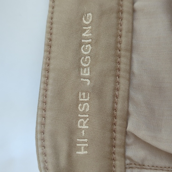 AEO Super Stretch Hi-Rise Jegging 2R Tan Brown Pockets - Picture 4 of 16